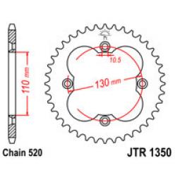 Звездочка задняя JT Sprockets (шаг 520) JT JTR1350 -черная JT JTR1415 - белая